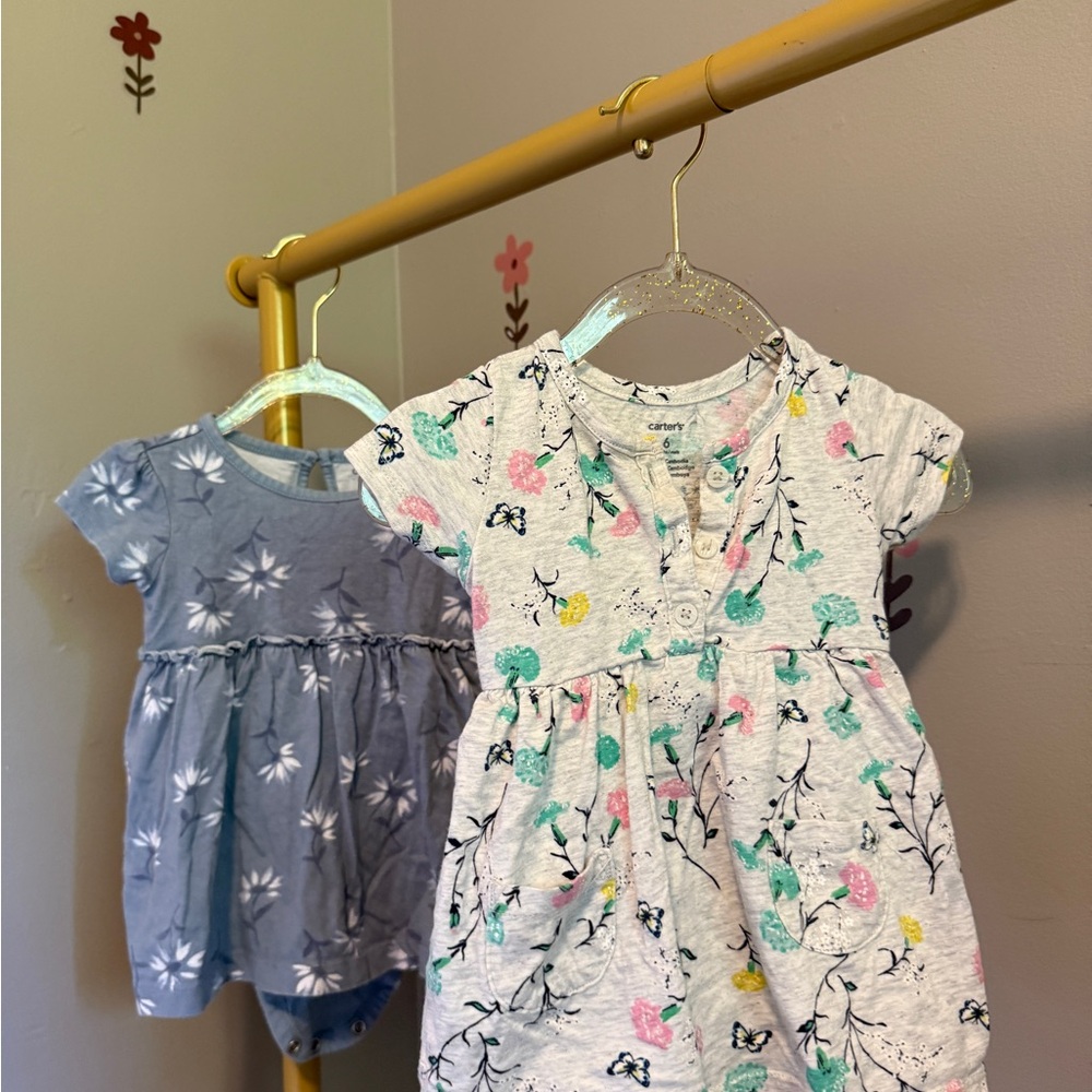 Floral Print Kids Dress Set